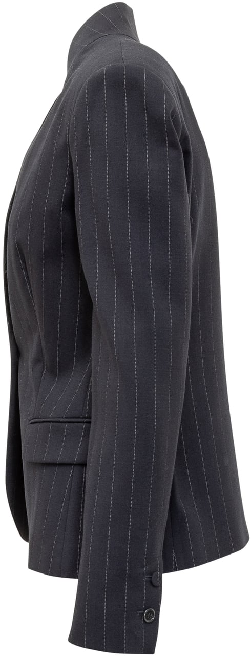 Pinko Giacca Pinko Kebab a Righe Donkergrijs