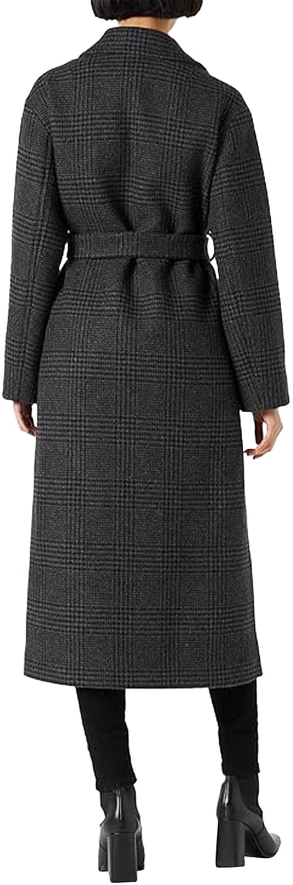 Pinko Coats Gray Grijs