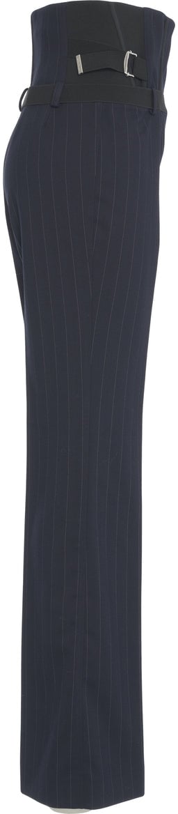 Pinko Pinstripe pants Blauw