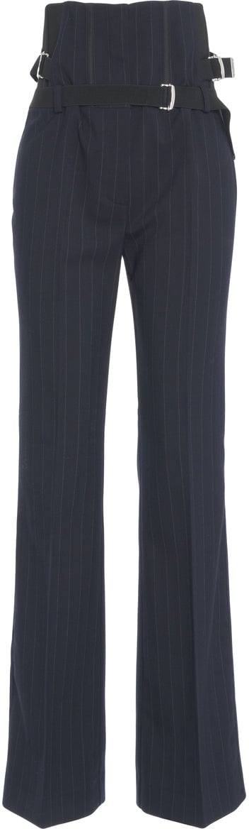 Pinko Pinstripe pants Blauw