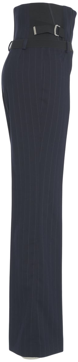 Pinko Pantaloni gessati Blauw