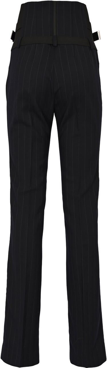 Pinko Trousers Blue Blauw