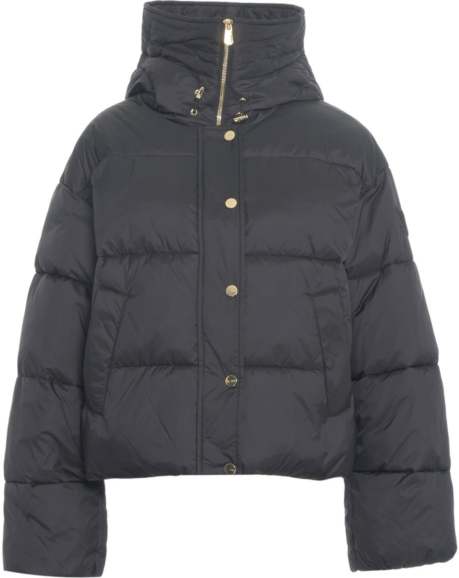 Pinko Quilted down jacket Zwart