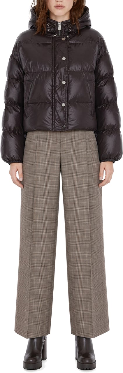 Pinko Coats Marrone Testa Moro Bruin