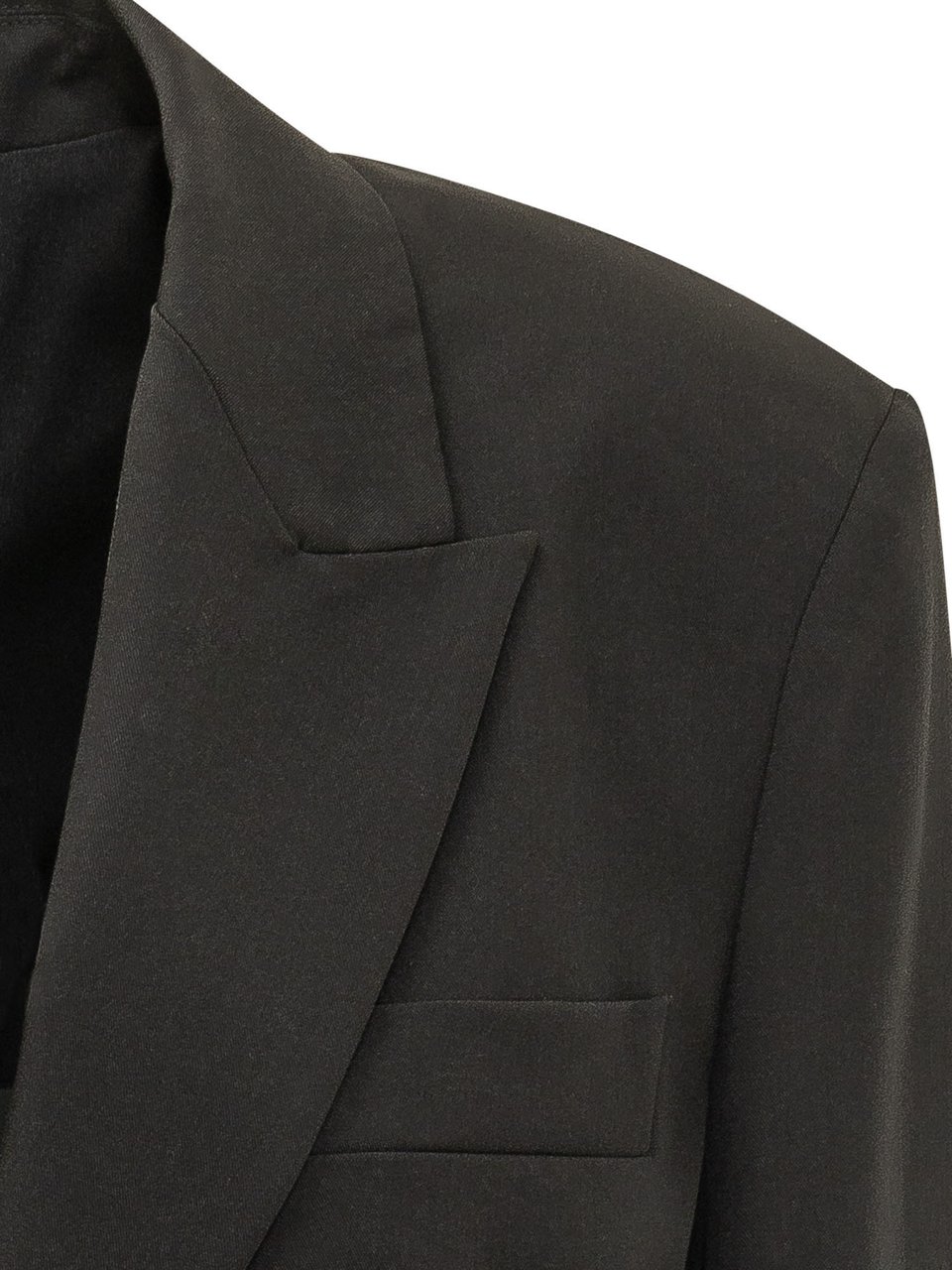 Pinko Blazer Monopetto con Revers Zwart