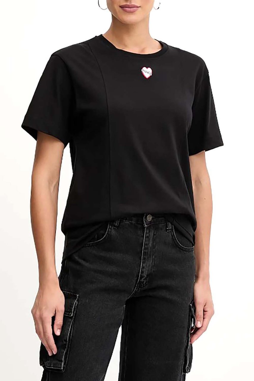 Pinko T-Shirts And Polos Black Zwart