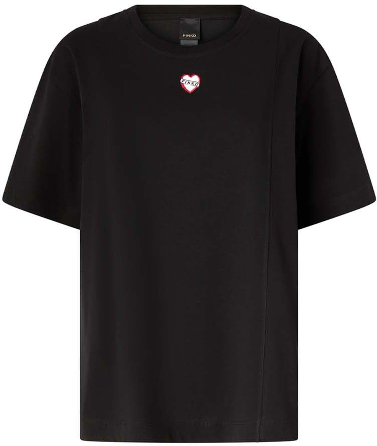 Pinko T-Shirts And Polos Black Zwart