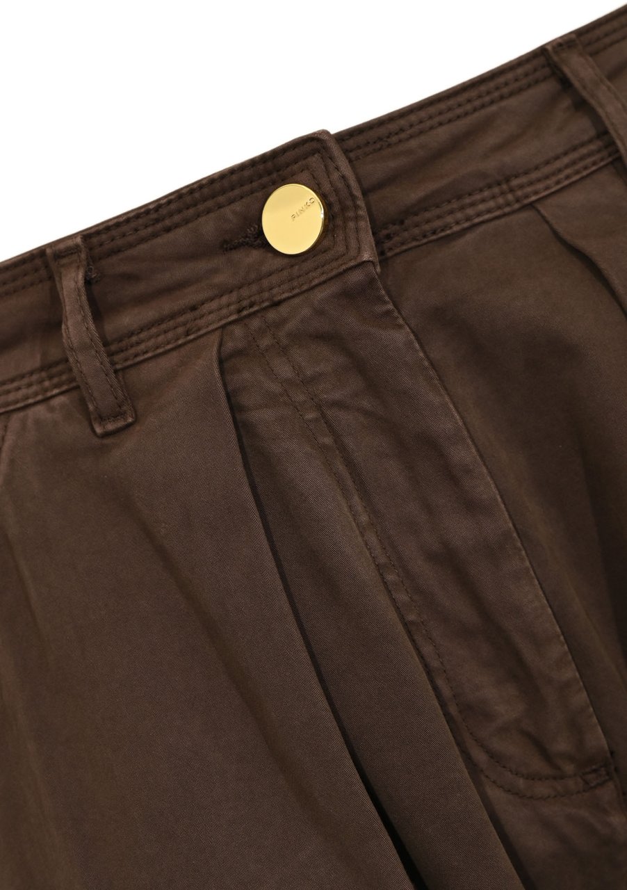 Pinko Trousers Marrone Oltre Buio Divers