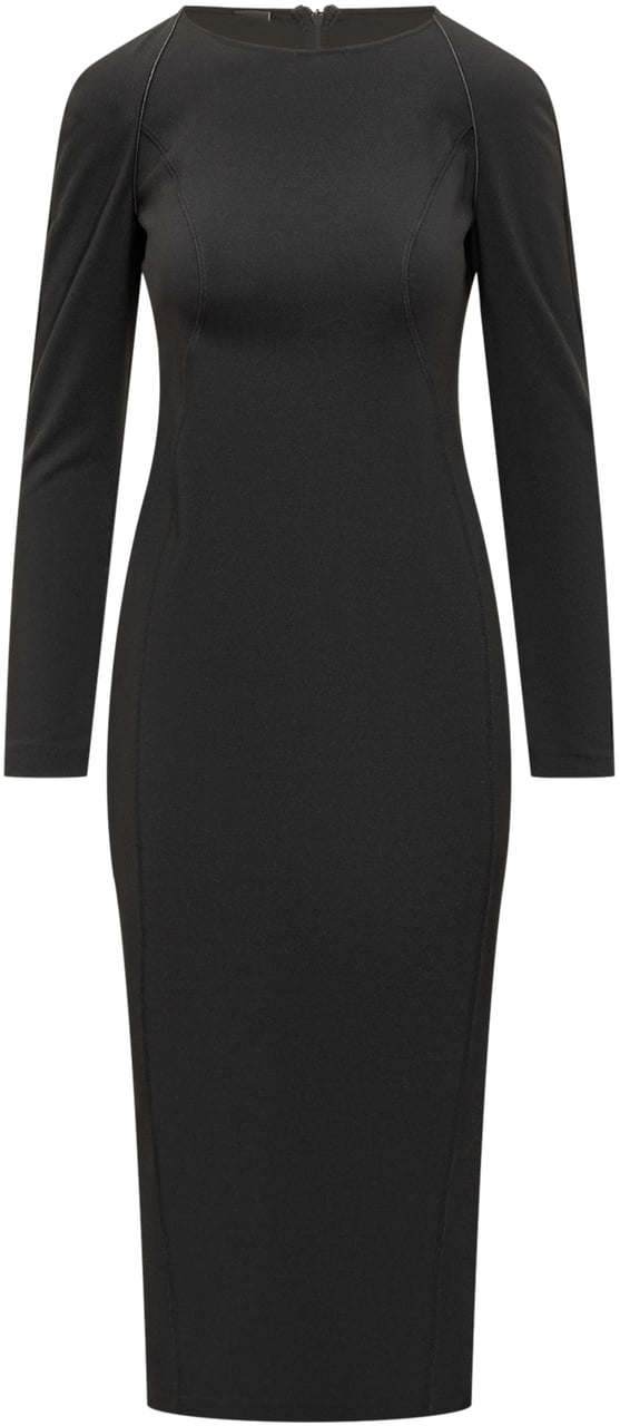 Pinko Pinko Abito Frutta con Linea Aderente Zwart