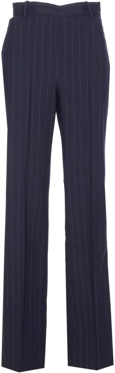 Pinko Trousers Blue Blauw