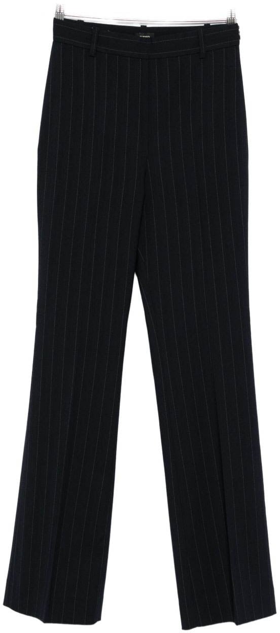 Pinko Trousers Blue Blauw