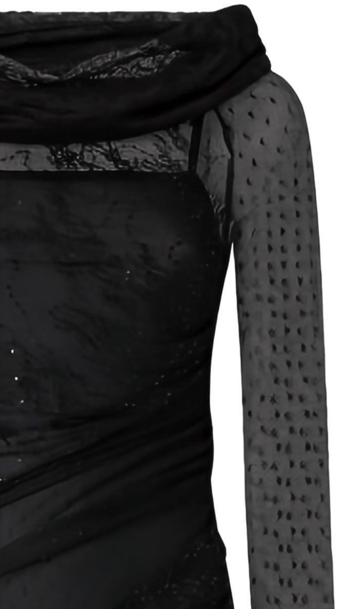 Pinko Dresses Black Zwart