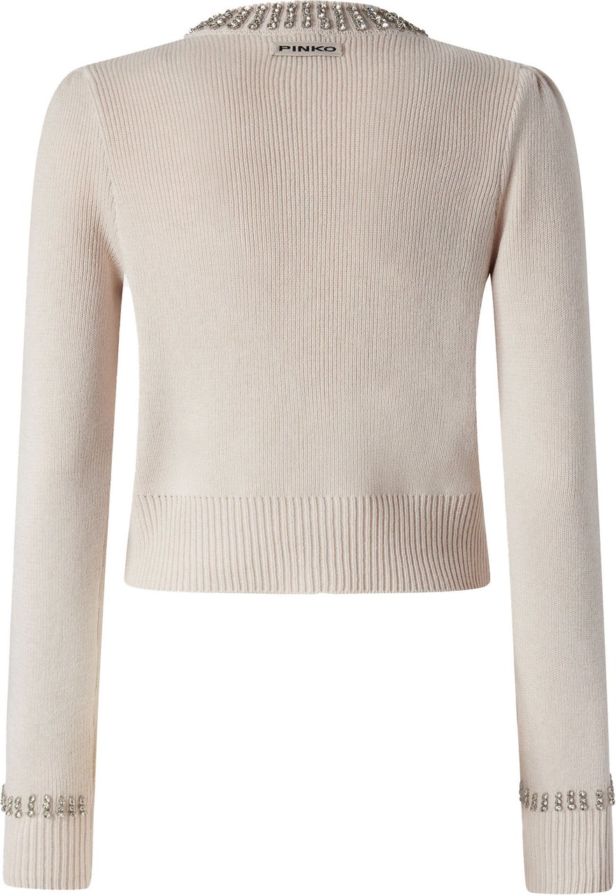 Pinko Sweaters Grigio Nuvola Argento Grijs