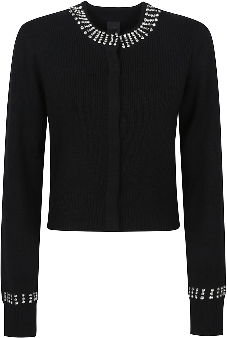Pinko Spezzino Cardigan Black Zwart