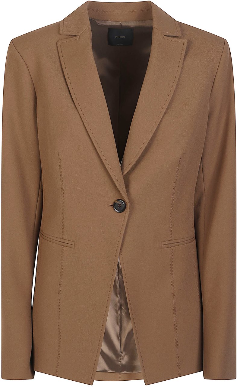 Pinko Granaglie Jacket Brown Bruin