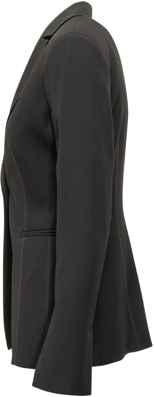 Pinko Pinko Giacca Granaglie Monopetto Nera Zwart