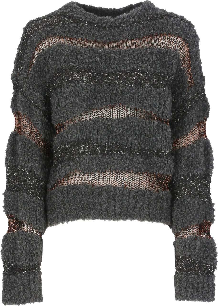 Pinko Sweaters Grey Grijs