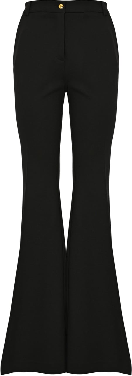 Pinko Trousers Nero Limousine Zwart