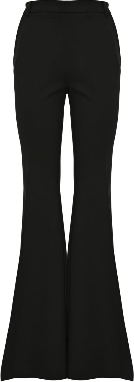 Pinko Trousers Nero Limousine Zwart
