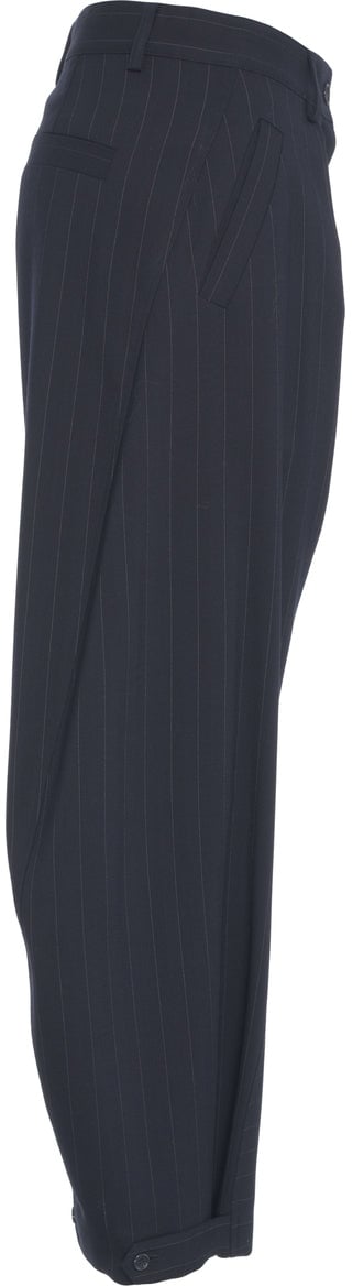 Pinko Pants with pinstripes Blauw