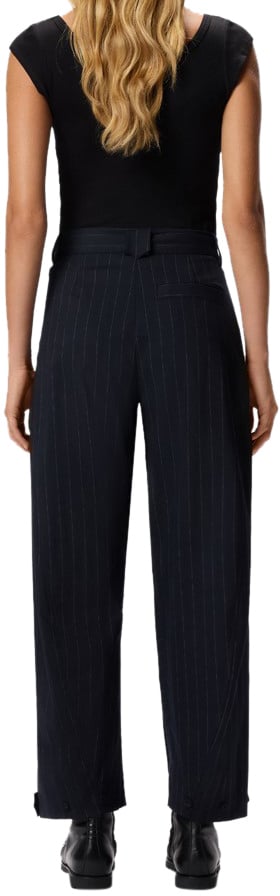 Pinko Trousers Blue Blauw