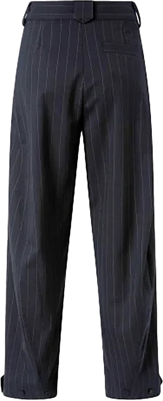 Pinko Trousers Blue Blauw