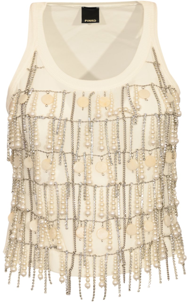 Pinko Top Biancobiancaneve Divers