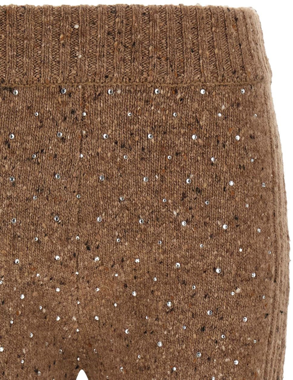 Pinko Shorts Camel Beige