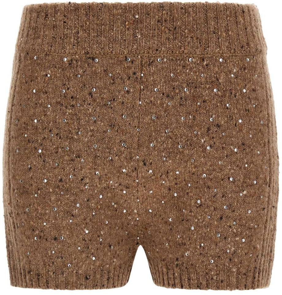 Pinko Shorts Camel Beige
