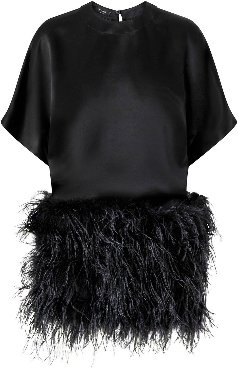 Pinko Dresses Black Zwart
