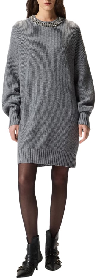 Pinko Dresses Gray Grijs