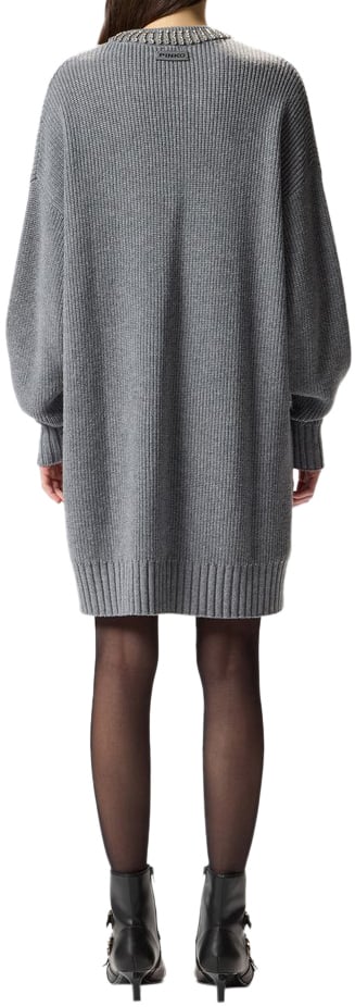 Pinko Dresses Gray Grijs