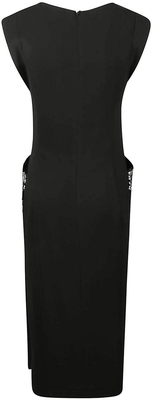 Pinko Freccette Dress Black Zwart