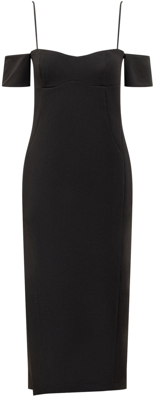 Pinko Pinko Abito Nero con Spalline Sottili Zwart