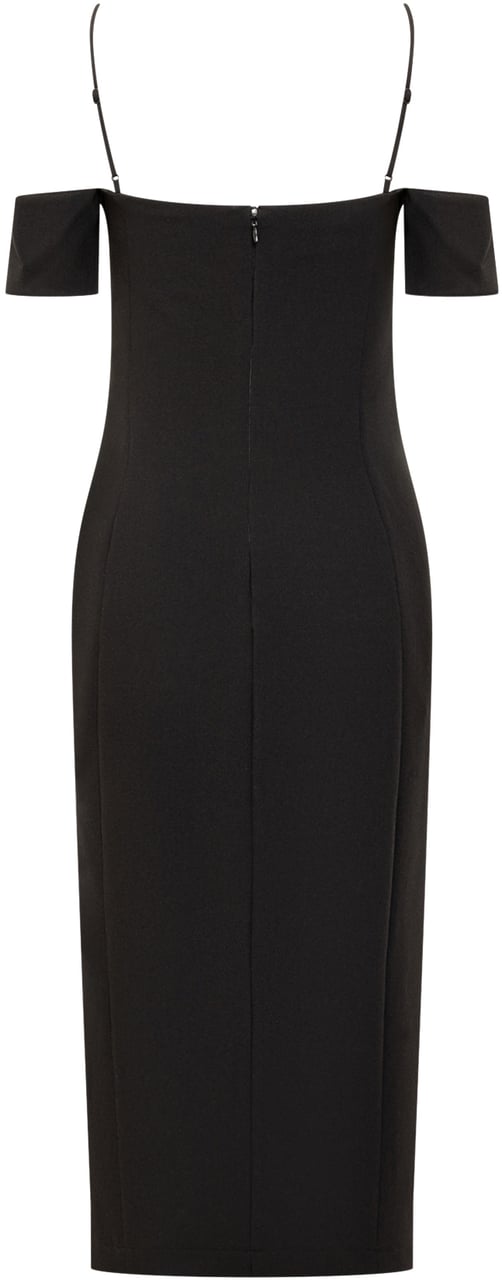 Pinko Pinko Abito Nero con Spalline Sottili Zwart