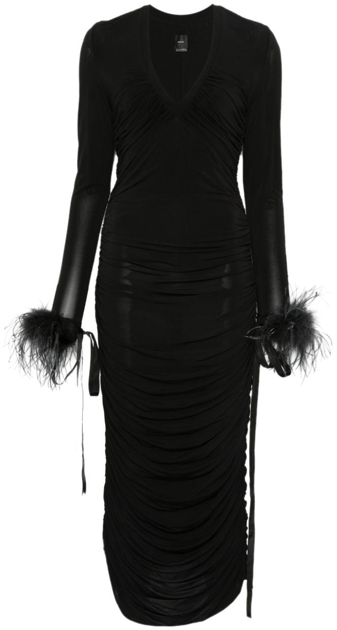 Pinko Pinko Dresses Black Zwart