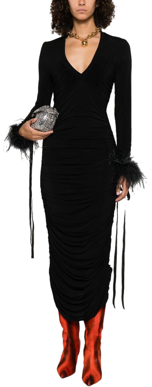 Pinko Dresses Black Zwart