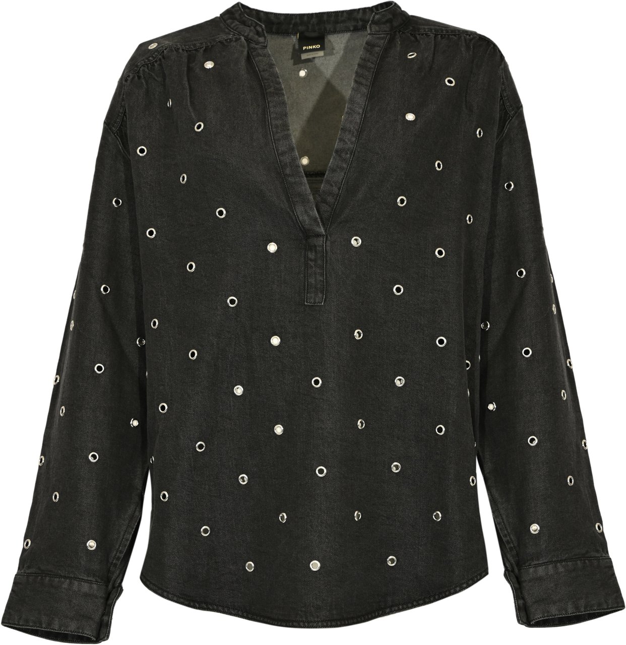 Pinko Shirts Nero Limousine Zwart