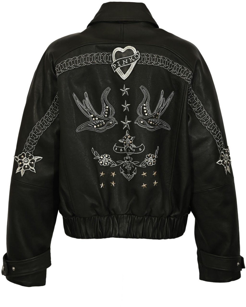 Pinko Coats Nero Limousine Zwart