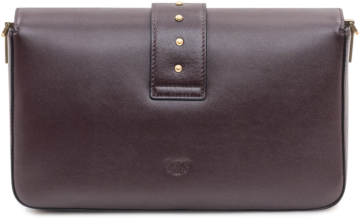Pinko Borsa Love One Classic Pinko Marrone Rood