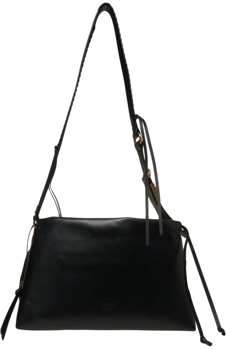 Pinko Clutch maxi in pelle Zwart