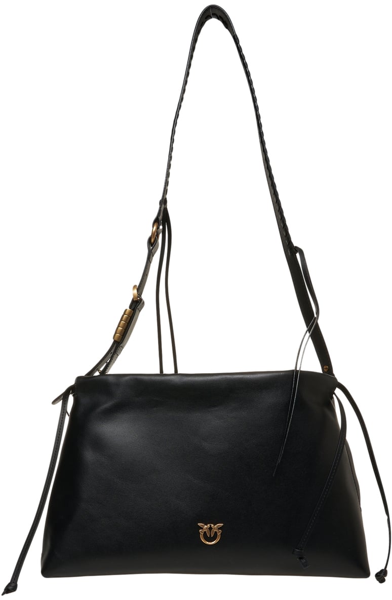 Pinko Clutch maxi in pelle Zwart