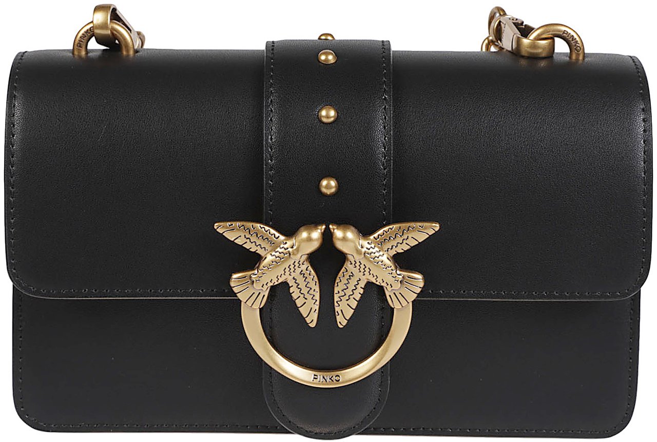 Pinko Love One Mini Bag Black Zwart