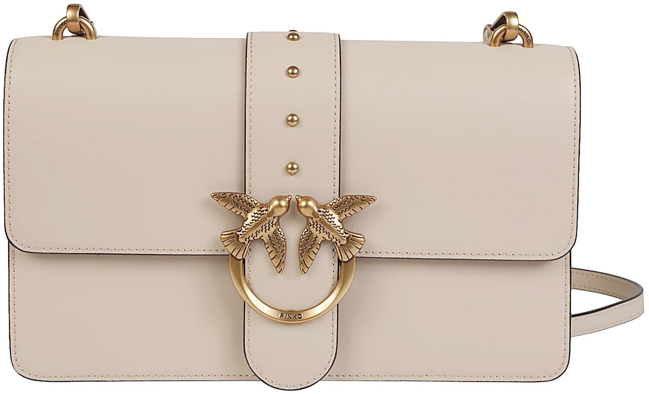 Pinko Love One Classic Bag Nude Beige
