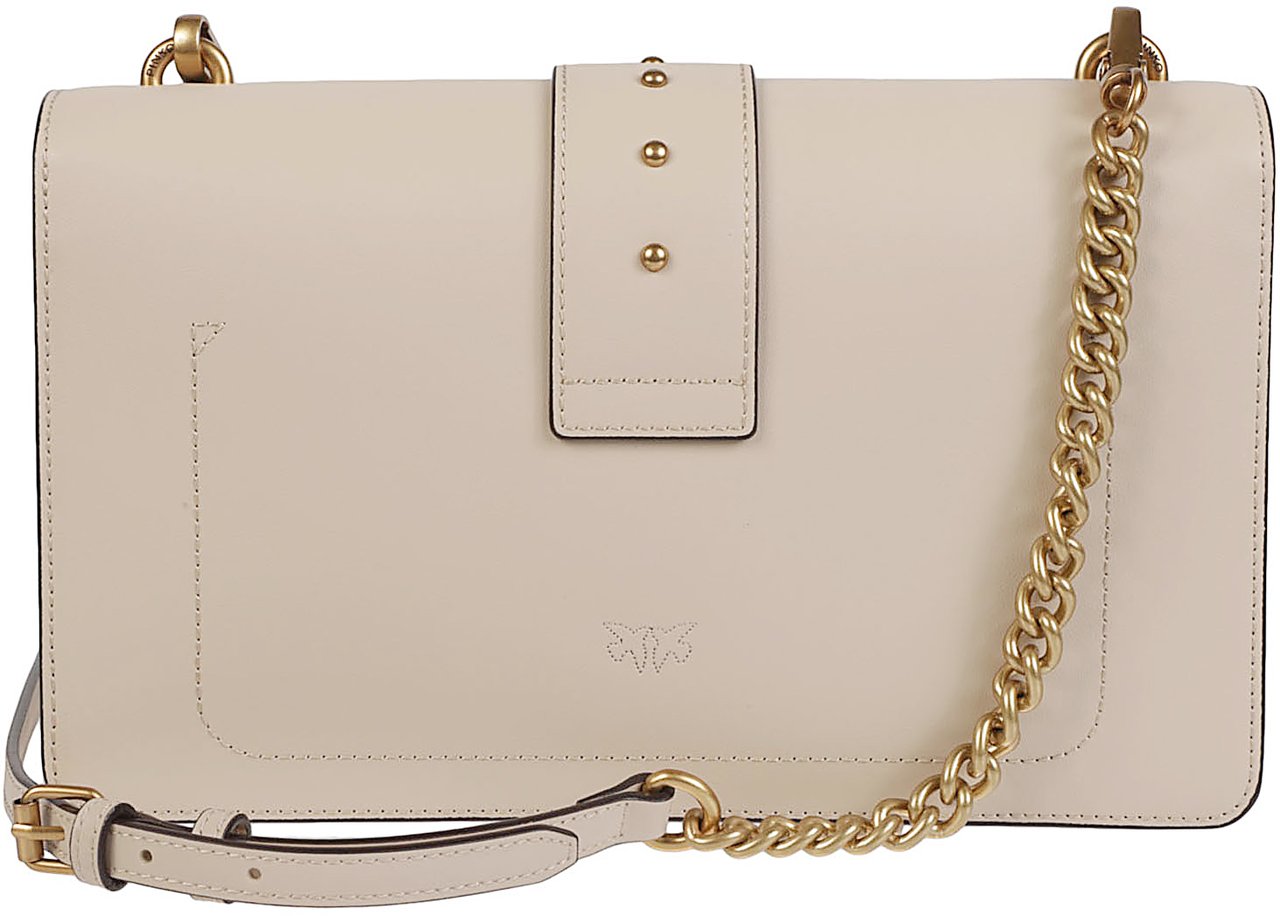 Pinko Love One Classic Bag Nude Beige