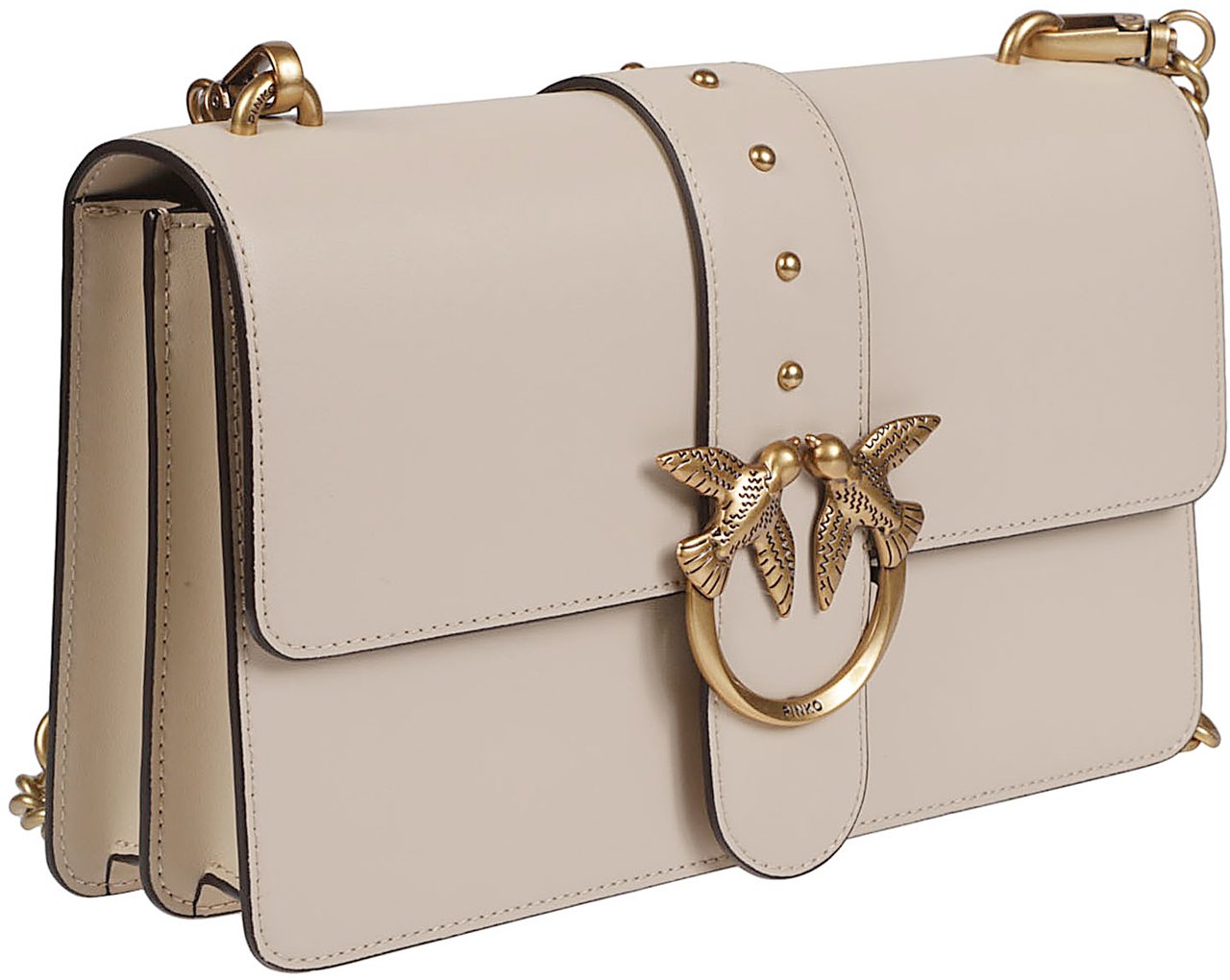 Pinko Love One Classic Bag Nude Beige