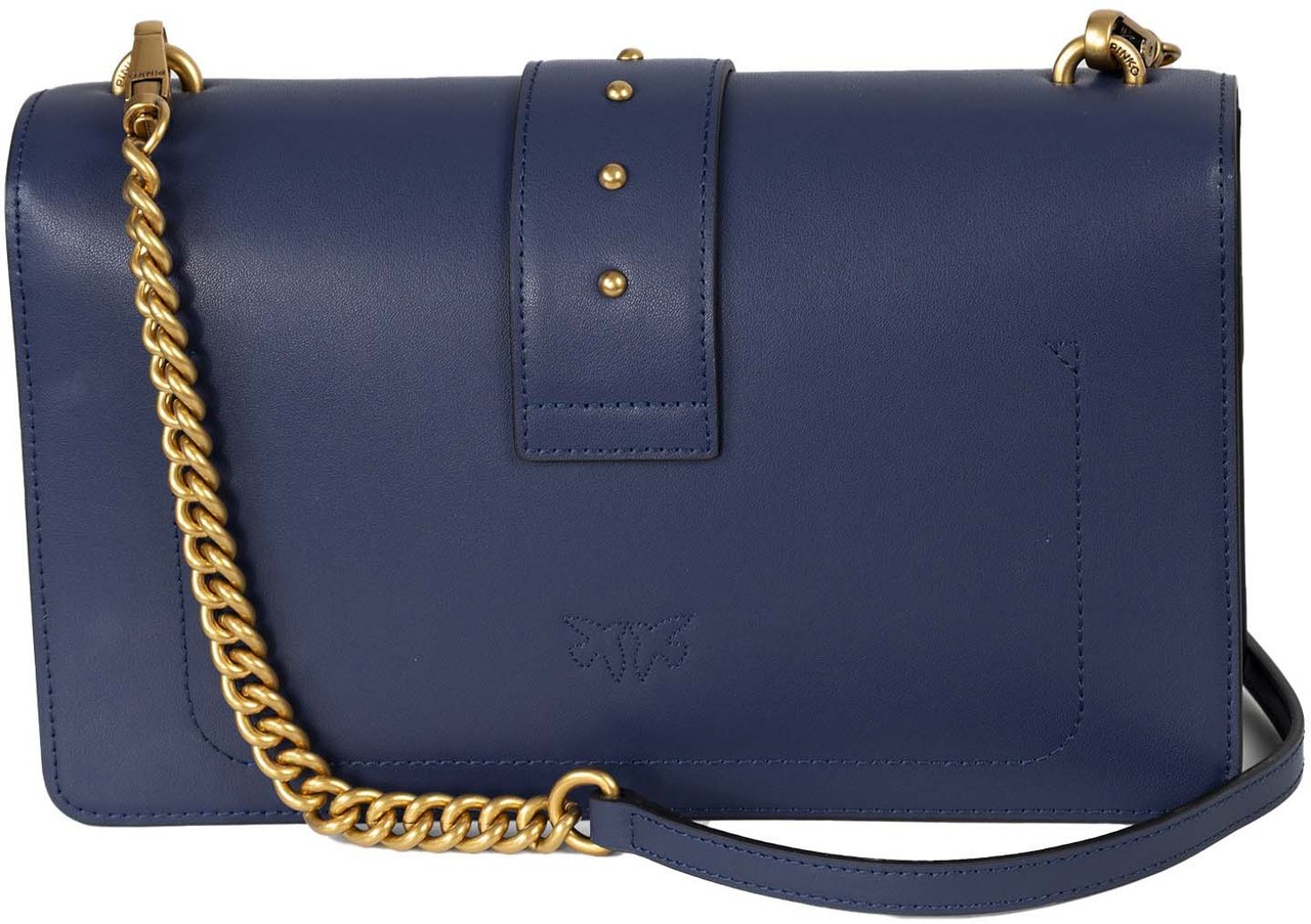 Pinko Bags Blu Indaco Ombrosoantique Gol Divers