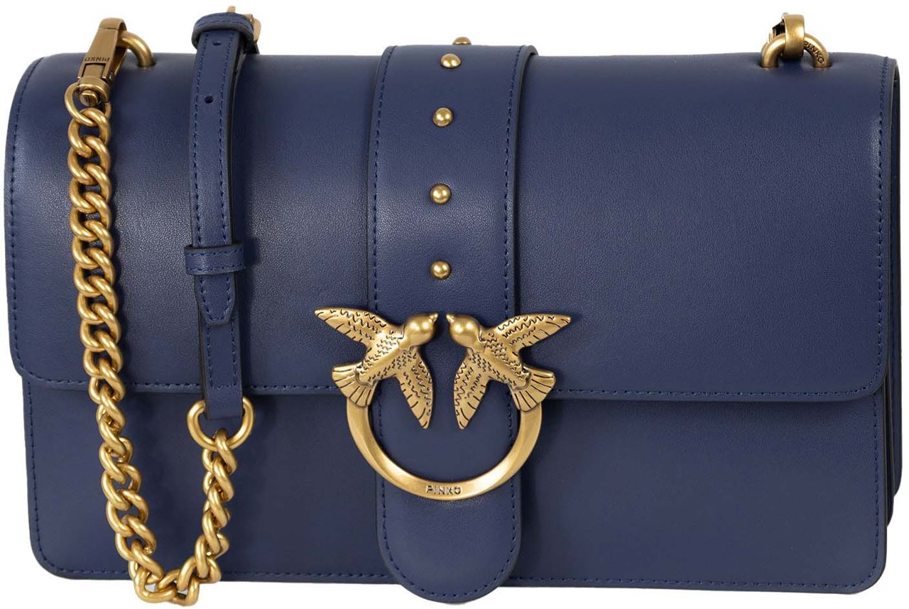 Pinko Bags Blu Indaco Ombrosoantique Gol Divers