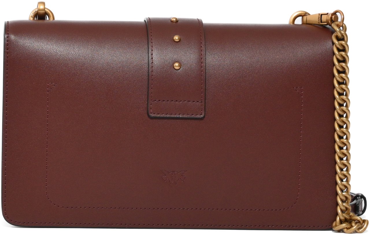 Pinko Bags Burgundy Maroon