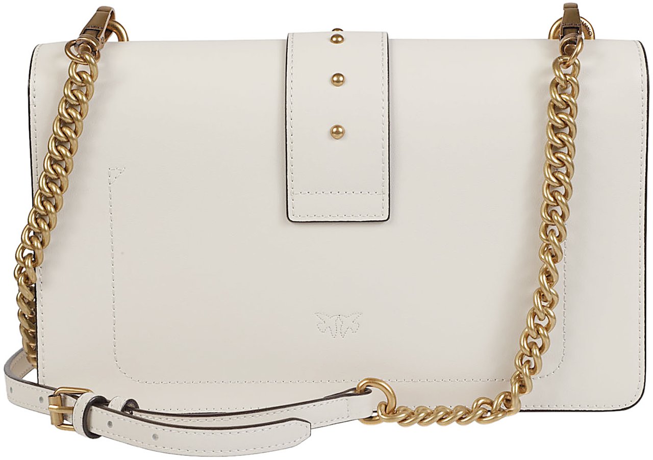 Pinko Love One Classic Bag White Wit